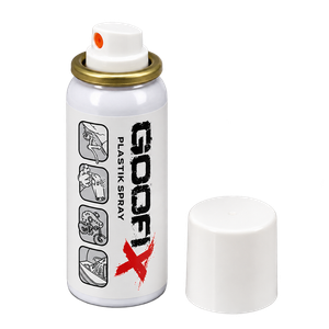 gadgetx plastik spray mit abgesetzter kappe
